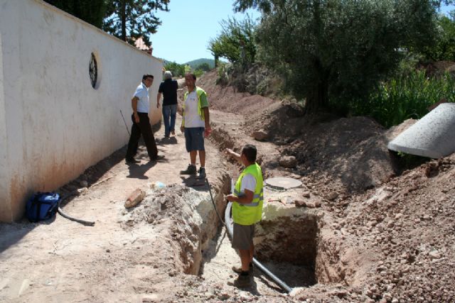 Comienzan las obras de saneamiento de las pedanías de El Escobar, Canara y varios cortijos - 1, Foto 1