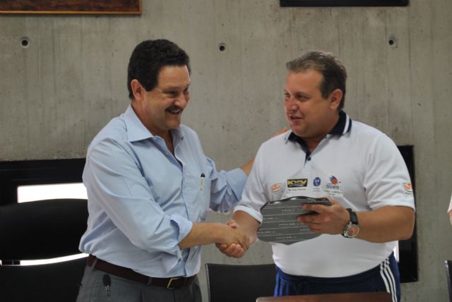 Recepción oficial al equipo de baloncesto Triumph Lyubertsy Moscow Region BC - 1, Foto 1