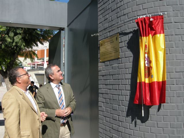 El delegado del Gobierno y el alcalde de Molina de Segura visitan las obras de rehabilitación del Auditorio Municipal - 1, Foto 1