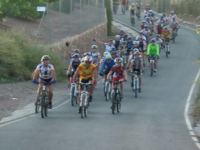 More than sixty cyclists totaneros get the Jubilee after making the pilgrimage to Caravaca de la Cruz bikes, Foto 1