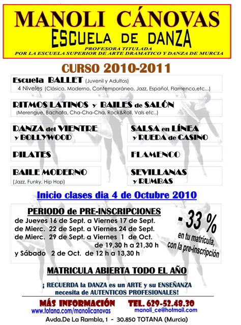 La Escuela de Danza “Manoli Cánovas” retoma las clases tras las vacaciones de verano, Foto 2