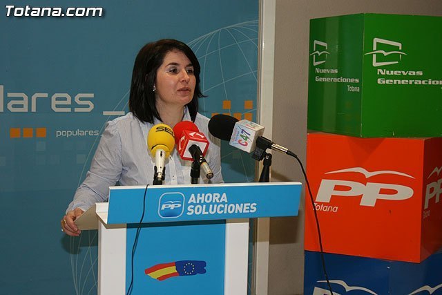 La portavoz del PP de Totana, Isabel María Sánchez en una foto de archivo / Totana.com, Foto 1