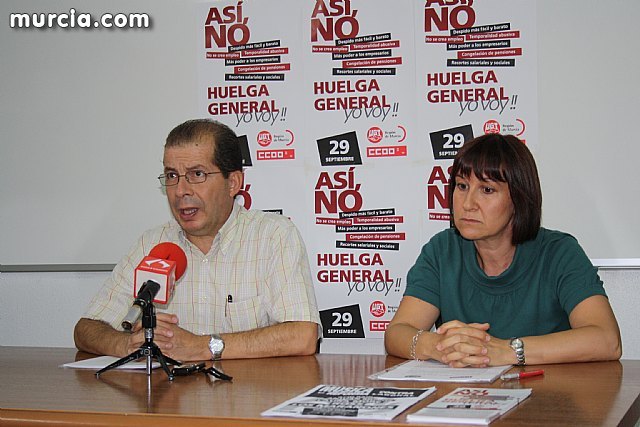 La huelga va a ser masiva en Totana, según el Secretario Comarcal del Valle del Guadalentín de CCOO, Foto 2