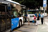 Los autobuses urbanos de Cartagena ganan 300.000 viajeros en los ocho primeros meses de este año