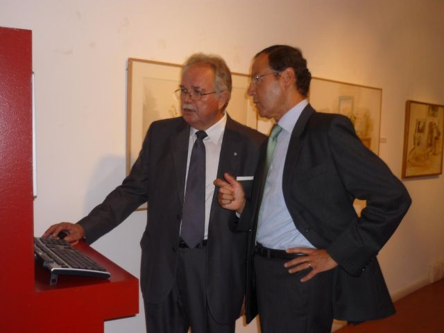 El Alcalde Cámara inaugura en el Instituto Cervantes de Roma la gran exposición 'Vida y Creación. Ramón Gaya 1910-2005' - 2, Foto 2