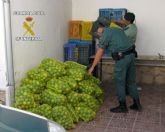La Guardia Civil ha detenido a una persona in fraganti por la sustracción de fruta