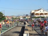 275 ciclistas pedalean hasta las pedanías de Cazalla y Aguaderas con la Ruta de los Juegos Deportivos