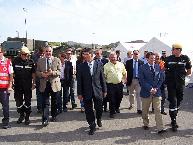 La UME y Cruz Roja Española realizan un Simulacro de Emergencias conjunto en Águilas - 1, Foto 1