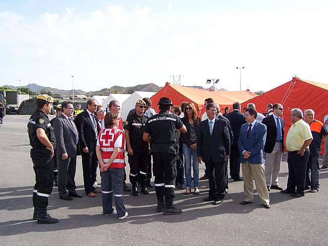 La UME y Cruz Roja Española realizan un Simulacro de Emergencias conjunto en Águilas - 2, Foto 2