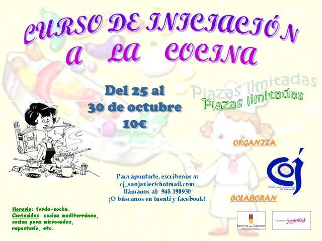 Consejo Local Juventud. Curso de cocina para jóvenes - 1, Foto 1