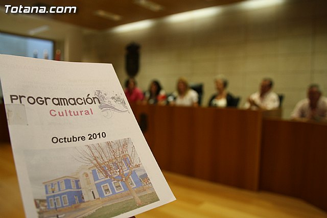 La programacin cultural del mes de octubre se abre el prximo viernes 1 de octubre - 4