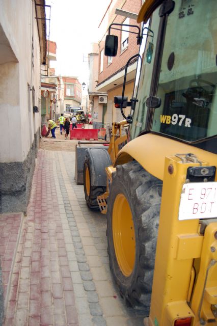 Las obras de reforma de las calles Reloj y Mayor de Lorquí, a buen ritmo - 4, Foto 4