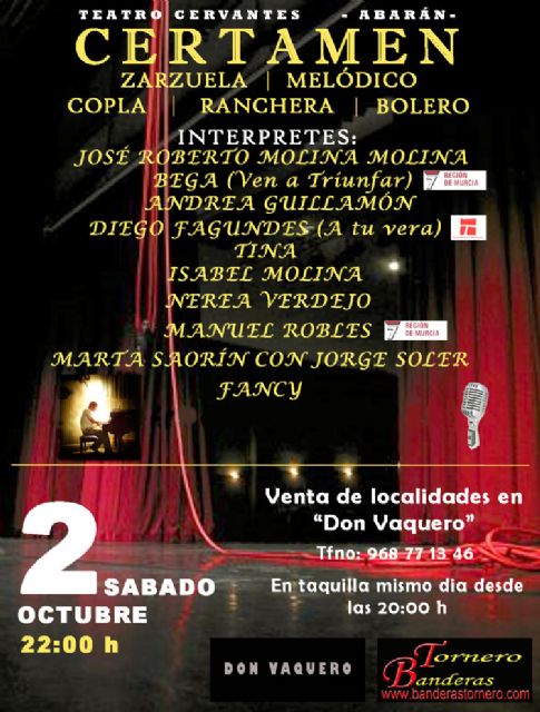 Diferentes estilos musicales se dan cita este sábado en Abarán - 1, Foto 1