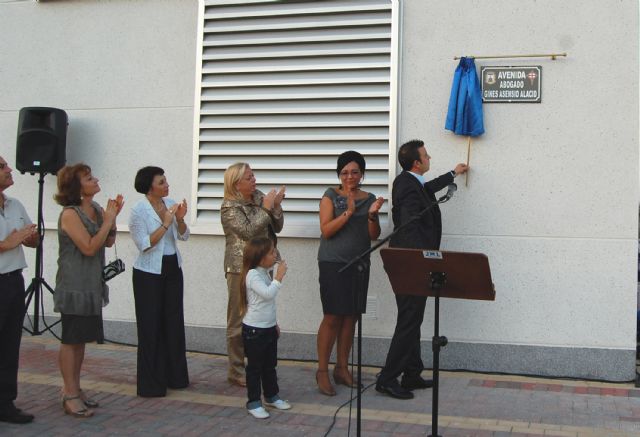 El Ayuntamiento ilorcitano homenajea a su vecino Ginés Asensio Alacid dándole su nombre a una avenida - 3, Foto 3