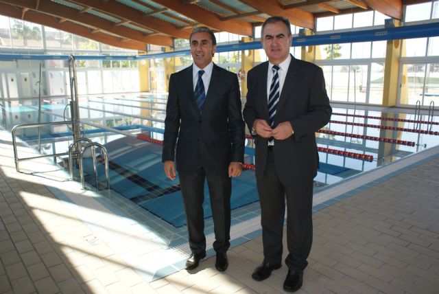 El delegado del Gobierno y el alcalde de Beniel inauguran la nueva Piscina Municipal - 1, Foto 1