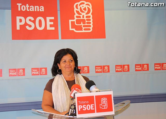 Rueda de prensa del PSOE, valoración del Pleno de Septiembre 2010, Foto 1