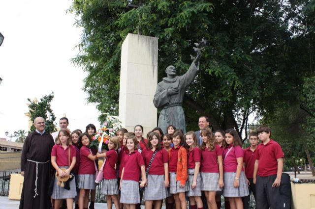 Cámara acompaña a los alumnos de San Buenaventura en el acto en honor a San Francisco de Asís - 3, Foto 3