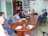 La nueva presidenta de la Confederacin Hidrogrfica del Segura, Charo Quesada, visit Jumilla