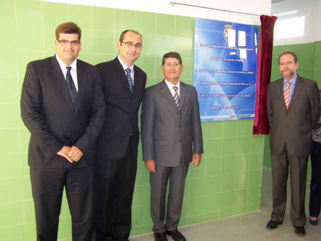 Sotoca recuerda el compromiso del Gobierno regional con la Educación en la inauguración del noveno colegio público de Águilas - 2, Foto 2