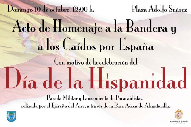 Alcantarilla celebrará el próximo domingo el día de la hispanidad con un acto de homenaje a la bandera y a los caídos por españa - 1, Foto 1