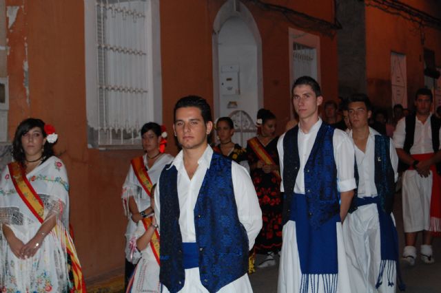 La Virgen del Rosario procesiona por las calles de Lorquí - 1, Foto 1