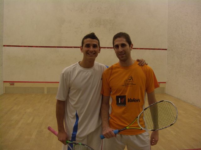 Juan Ramón Quesada y Estela Carbonell triunfan en el nacional de squash de los juegos del Guadalentín - 1, Foto 1