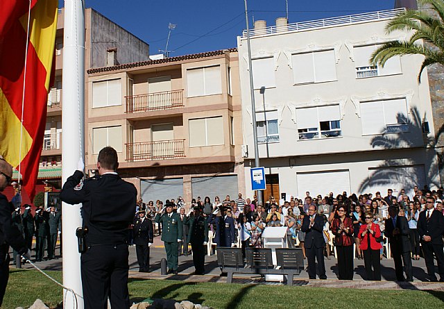 Puerto Lumbreras se suma al acto homenaje de la bandera de España, con motivo del Día de la Hispanidad - 2, Foto 2