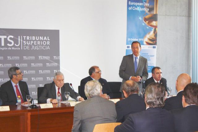Cámara da la bienvenida a Murcia a los presidentes de los tribunales superiores de justicia - 1, Foto 1