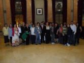 Mara Dolores Snchez recibe a los participantes en el proyecto Comenius
