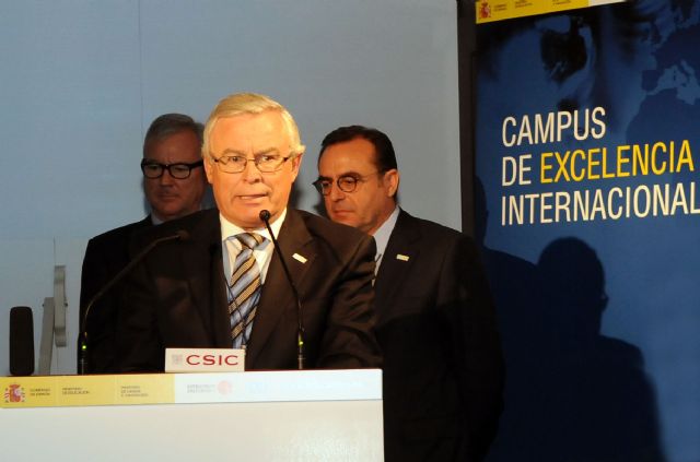 El presidente Valcárcel y los rectores Cobacho y Faura defienden en Madrid el proyecto Campus Mare Nostrum - 4, Foto 4