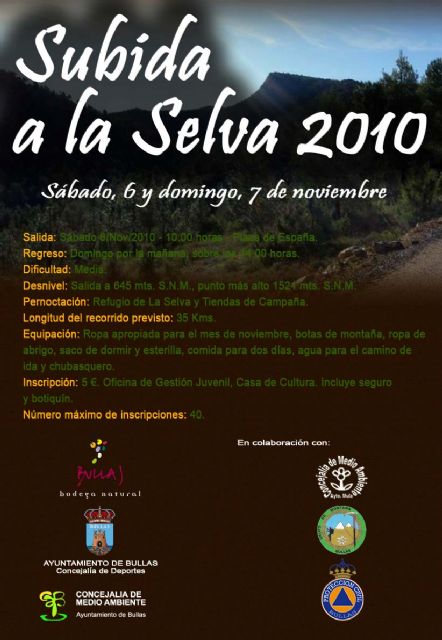 Medio Ambiente de Mula colabora en la edición 2010 de la subida a La Selva - 1, Foto 1