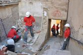 La Escuela Taller de Mula comienza las obras de ampliación de la plaza Martibánez