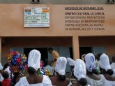 Exposición de la inauguración del colegio de Burkina Faso