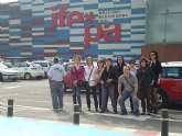 El Taller de Empleo de Bullas visita CONSTRUMURCIA, en IFEPA