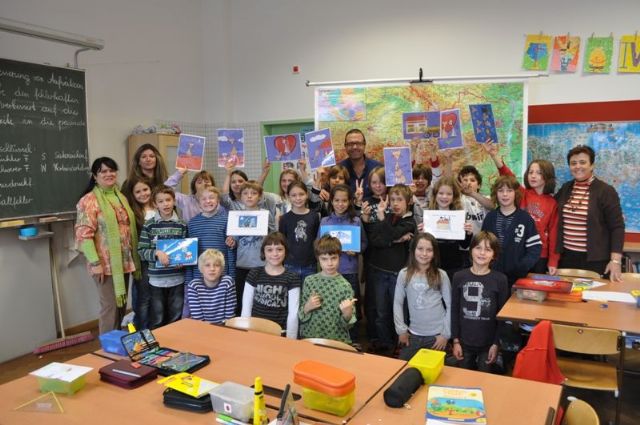 El alcalde del distrito Josefstadt de Viena saluda al C.P. San Antonio - 1, Foto 1