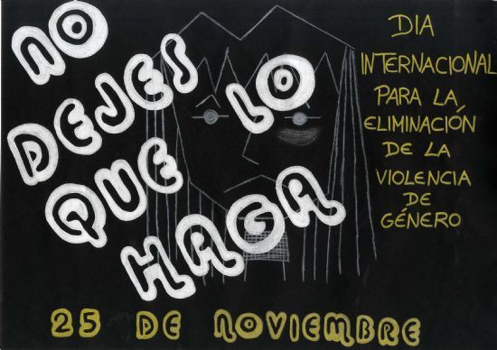 The Department of Women calls the "poster contest IV against gender violence", Foto 1