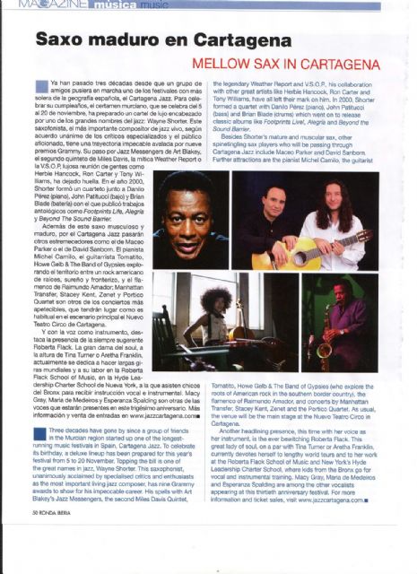 Cartagena Jazz Festival vuela con Iberia - 1, Foto 1