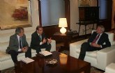 El presidente de la Comunidad, Ramn Luis Valcrcel, recibe a los miembros de la Asociacin Ferrmed