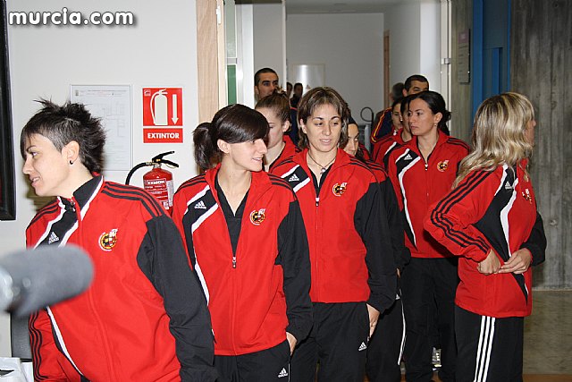 Autoridades municipales ofrecen una recepcin institucional a la Seleccin Española Femenina de Ftbol-Sala - 2