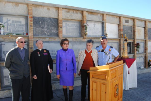 La AGA celebra el día de los caídos por España, en el cementerio de San Javier - 2, Foto 2