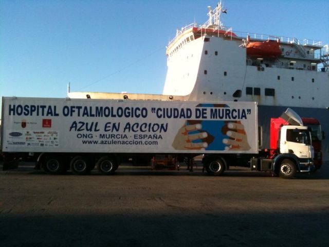 El Hospital Oftalmológico Autotransportable de Azul en Acción parte rumbo a Togo - 1, Foto 1