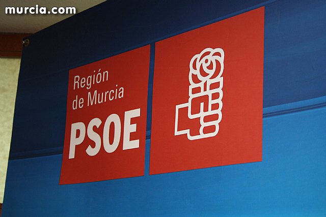 Rueda de prensa, desayuno informativo del PSOE de Murcia con los medios de comunicacin - 5
