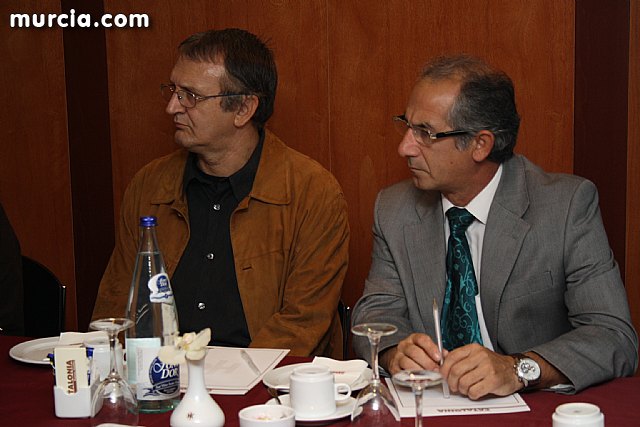 Rueda de prensa, desayuno informativo del PSOE de Murcia con los medios de comunicacin - 9