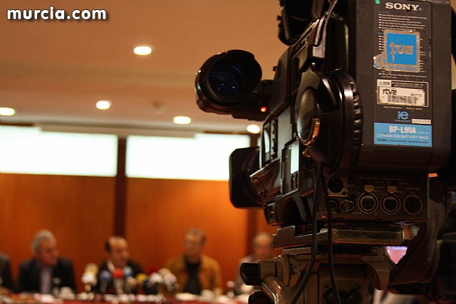 Rueda de prensa, desayuno informativo del PSOE de Murcia con los medios de comunicacin - 13