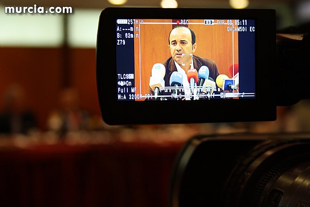 Rueda de prensa, desayuno informativo del PSOE de Murcia con los medios de comunicacin - 16