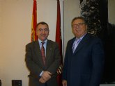 Manuel Campos recibi al alcalde de Molina de Segura