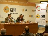 El consejero Manuel Campos imparte la conferencia-coloquio 'Una nueva justicia en la Regi�n', organizad a por el Club La Opini�n