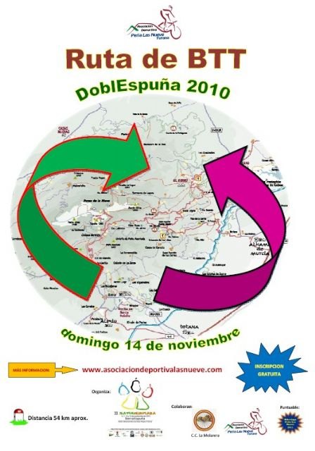 El próximo domingo tendrá lugar la marcha en bicicleta de montaña denominada DoblEspuña, Foto 1