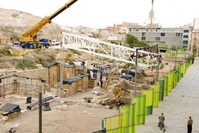 La cubierta del Parque del Molinete empieza a tomar forma - 1, Foto 1