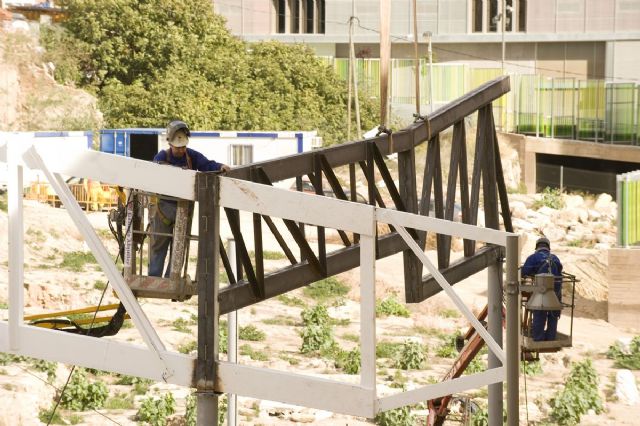 La cubierta del Parque del Molinete empieza a tomar forma - 2, Foto 2